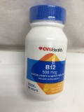 CVS Health B12 500mcg/100 Pack (EXP: 6/2020)