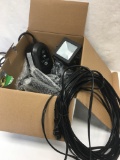 Hampton Bay LED Flood Light Kit/4 Pack, 50ft Cable, 45W Transformer
