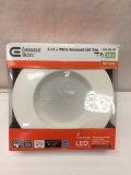 Commercial Electric 5 & 6in White Recessed LED Trim/X66
