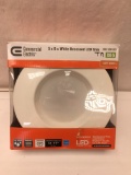 Commercial Electric 5 & 6in White Recessed LED Trim/X67
