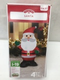 Holiday Time 4 Foot Santa Inflatable