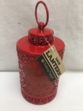 Red Batter Powered Lace Lantern