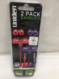 Uniden 2 Pack Earbuds