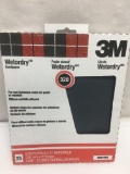 3M 25 Pack 320 Grit Wet or Dry Sandpaper