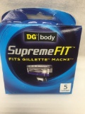 DG Body Supreme Fit Gillette MACH 3 Cartridges/5 Pack