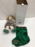 2000 Precious Moments Christmas Stocking Doll