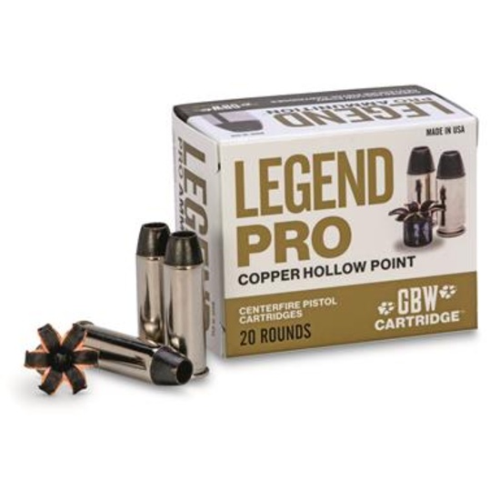GBW 44 MAG COPPER HP 225 GR 20RD/BX 25 BX/CS