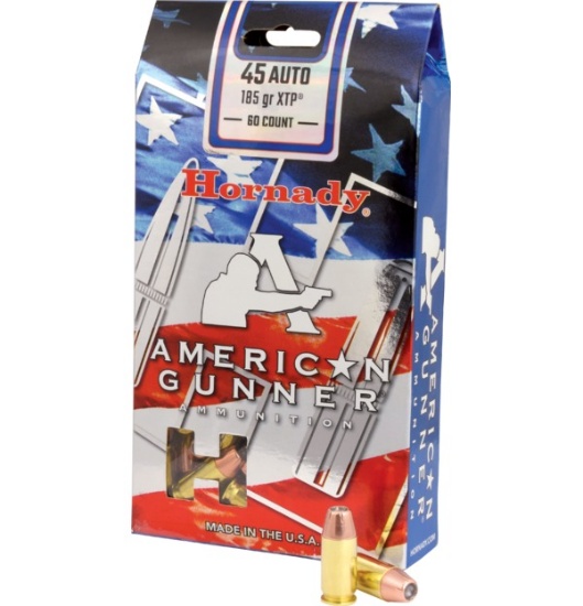 HOR 45ACP 185GR XTP AG LOOSE AM GUNNER 60RD/BX 5BX/CS