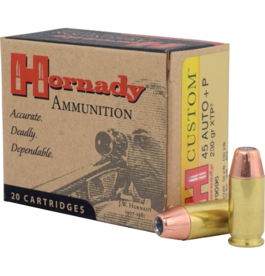 HOR 45 ACP 230 GR XTP 20 RD/BX 10 BX/CS