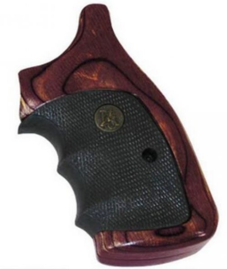 PAC AMER LGND S&W K/L CHARCOAL SILVERTONE LAM GRIP PACHMAYR