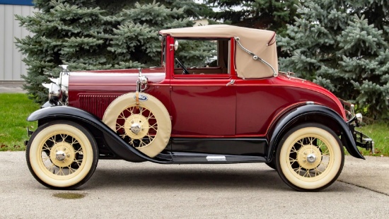 1930 FORD MODEL A CABRIOLET 201 CI, 3-Speed