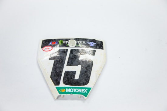 15 Dean Wilson - Front Number Plate