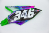 346 Kevin Moranz - Signed Right Number Plate plastics