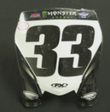 33 Josh Grant - Front Number Plate plastics