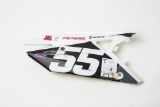 Kyle Peters #55 Autographed Right Side Number Plate race JRGMX Yoshimura Suzuki Factory Racing