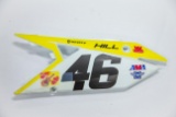 46 Justin Hill - Right Side Number plate