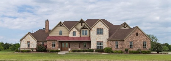 Custom Brick Home on 4.23 Acres at Lake Ray Roberts in the Heart of Horse Country