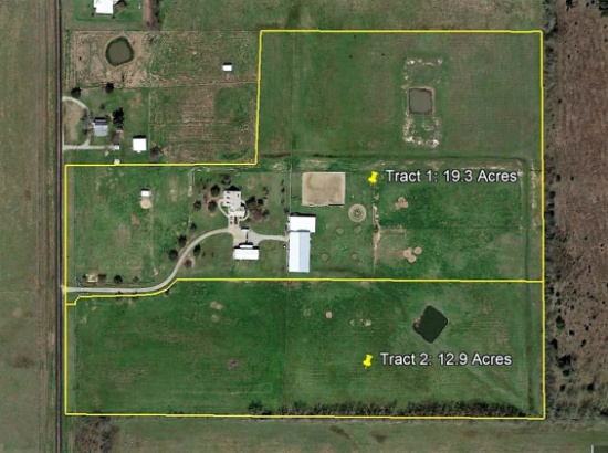 32 Acre Texas Horse Ranch divided in 2 Tracts