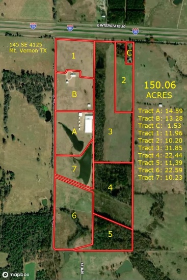TRACT 1: 11.96 Acres, Prime Corner fronting I-30