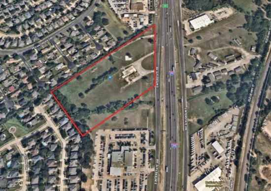 10.6 Prime Commercial Acres on I-35E in Denton TX
