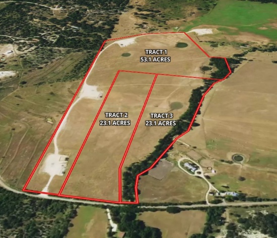 100 Acres divided in 3 Tracts - Ag Exempt