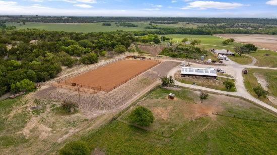 Tract 2: 19.50 Acres with House, Pool, Barn and Arena