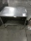 Stainless Steel Prep Counter