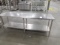 96 Inch x 30 Inch Stainless Steel Prep Table With Lower Shelving Unit