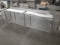 96 Inch x 30 Inch Metal Framed Meat Cutting Table