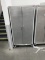 Two Door Metal Storage Cabinet On Wheels