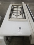 Lifetime Plastic Folding Tables Consisting Of (1) 72 Inch And (1) 48 Inch (Bid Price x2)