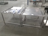 48 Inch x 40 Inch Stainless Steel Meat Cooling Table (Bid Price x2)