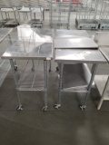 Stainless Steel Top Prep Carts (Bid Price x2)