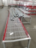 Sections Of Tear Drop Style Pallet Racking