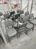 Iceberg Metal Framed Plastic Seat Breakroom Chairs (14)