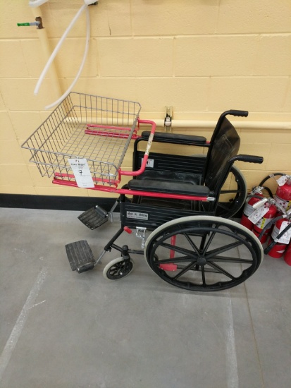Adco Wheelchair With Footrest And Basket
