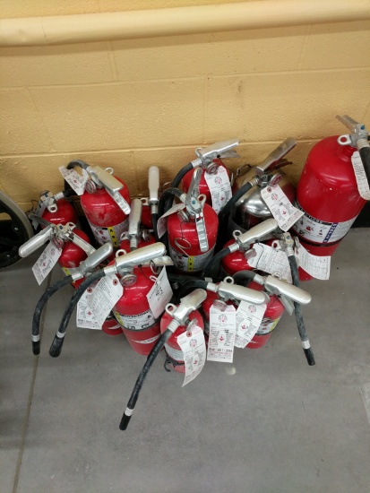 Used Amorex Fire Extinguiners