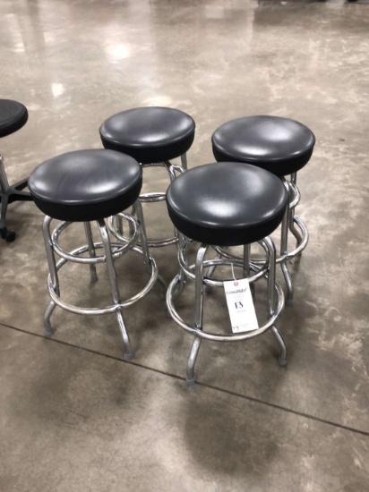 Steel Framed Padded Seat Stools