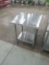 24 Inch x 24 Inch Stainless Steel Prep Table With Lower Shelf Unit