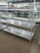 Adjustable Aluminum Dummage Racks, Three Shelves