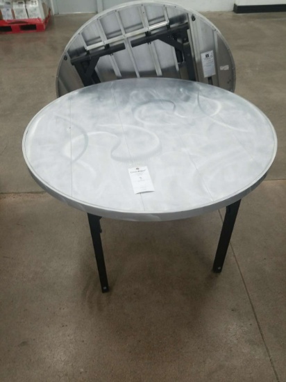 48 Inch Polish Aluminum Metal Folding Table