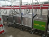 Stainless Steel Product Tasting Carts