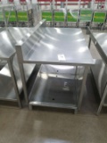 Stainless Steel Prep Table With Lower Shelf