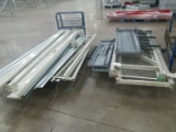 Pallet Racking System With Sliding Door And Metal Shelves