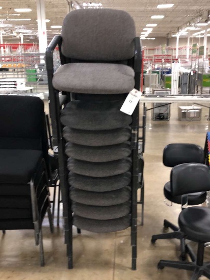 Padded Seat And Back Stackable Office Chairs