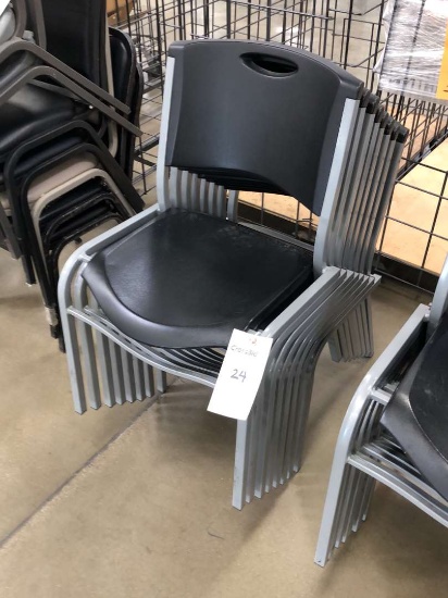 Lifetime Metal Frame Stackable Chairs