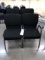 (4) Padded Seat And Back Stackable Chairs