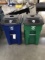 Toter Rolling Recycling Dumpster