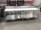 8ft Stainless Steel Table With Cutting Board Inserts And Lower Shelf