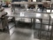 5ft Stainless Steel Table With Upper Shelf